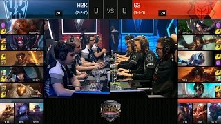 H2K vs G2 Game 1 Highlights  H2K vs G2 ESPORTS EU LCS Week 3 Summer 2016 [upl. by Gonzalo]