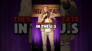 Snow much whiteness in the whitest state of the US ❄️☃️andrewrivers funny comedy standup [upl. by Aneret61]