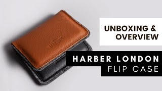 Harber London Flip Card Case Unboxing amp Overview [upl. by Naivad474]