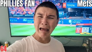 Phillies Fan Reacts to Game 4 loss vs Mets ELIMINATED 2024 MLB NLDS [upl. by Jer]