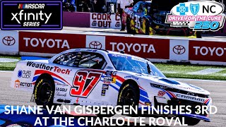 Shane Van Gisbergen Finishes 3rd At The Charlotte ROVAL [upl. by Peirce]