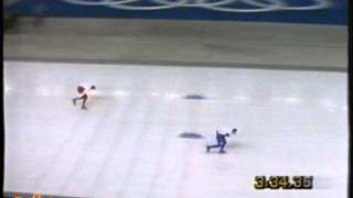 Winter Olympic Games Calgary 1988  5 km Milesi  Sighel [upl. by Einimod]