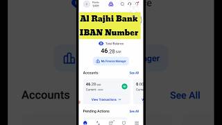 Al Rajhi Bank IBAN Number shorts ytshorts alrajhibank [upl. by Ylecara]