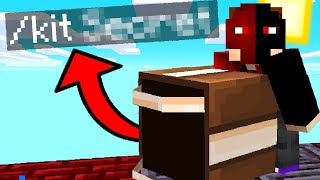 I Found a SECRET KIT on Minecraft Skyblock Pvpwars [upl. by Ahsita458]