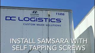 Samsara AG52 Trailer Installation [upl. by Polish]