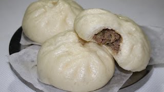 Steamed Meat BunsBaozi recipe  Cooking A Dream [upl. by Zetniuq]