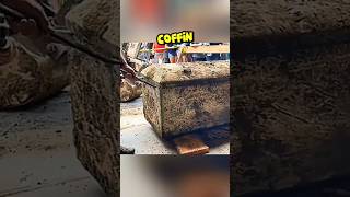 They found an ancient coffin buried underground ⚰️😱 shorts discovery history [upl. by Roseann261]