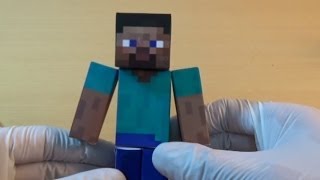 MINECRAFT Papercraft（Steve）（マインクラフトのペーパークラフト） [upl. by Brynna]