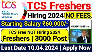 TCS NEW RECRUITMENT 2024 IN TAMIL 😍 TCS FRESHERS HIRING 2024 IN TAMIL👉3000 VACANCY👉JOB VACANCY 2024 [upl. by Aelber203]