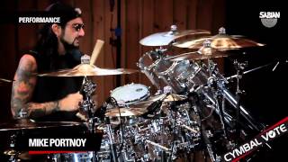 CYMBAL VOTE  Mike Portnoy Performs quotIndifferentquot [upl. by Oderf]