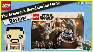 LEGO The Armorers Mandalorian Forge  Review [upl. by Yssirhc]