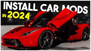 HOW TO INSTALL CAR MODS in GTA V  GTA 5 2024 EASY METHOD ADDON Car Mod [upl. by Garbers892]