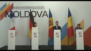 Declaratia presa a ministrului Luminița Odobescu la finalul conferinței “Moldova Support Platform” [upl. by Anelec769]