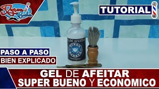 Como Hacer Un Gel de Afeitar Super Bueno y Económico Bien Explicado  Tutorial de Barberia [upl. by Ireg633]