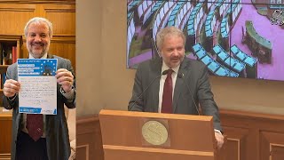 🔴SenClaudio Borghi alla presentazione del Manifesto dellOrganizzazione ProVita in Senato  22524 [upl. by Weinberg]