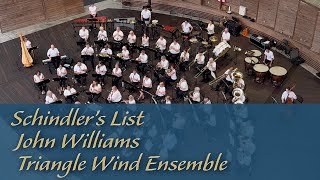 Schindlers List — John Williams — Triangle Wind Ensemble [upl. by Ayad399]