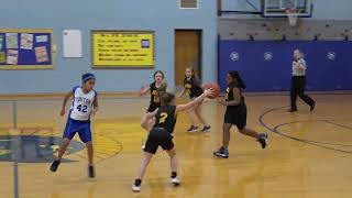 Akron at Triton  5th Grade Girls Basketball Agame 🏀 1252022 [upl. by Wirth]