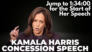 LIVE Kamala Harris delivers concession speech [upl. by Enyehc677]