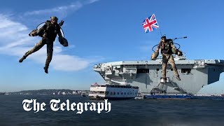 Royal Navy testing Iron Manstyle ‘jet pack’ suits to swarm enemy ships [upl. by Vally]