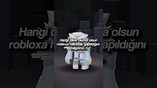 Haftaya bir açıklama varmış bununla alakalı hayırlısı keşfet robloxturkiye robloxedit edit [upl. by Koral]