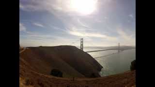 Endeavors Flight Over the Golden Gate Bridge [upl. by Malda]