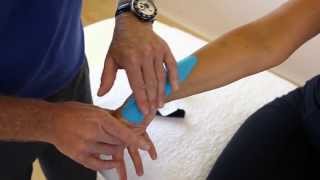 How to apply Kinesiology taping  Tendinitis of Wrist and forearm [upl. by Acirderf]