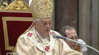 Benedetto XVI Su ogni bambino riverberi Betlemme [upl. by Mckinney197]