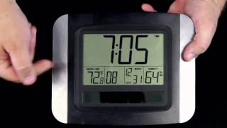 WT8029U Solar Powered Atomic Wall Clock [upl. by Minny]