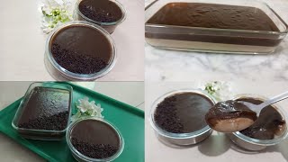 4 INGREDIENT CHOCOLATE COFFEE PUDDING RECIPE  EGGLESS PUDDING [upl. by Davison513]