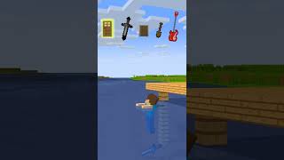 Will A Guitar Boat Hold My Weight Inspired by MrBeast minecraft steve shorts trending remix [upl. by Nahsin]