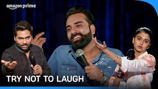 Try not to laugh  Bass Kar Bassi Tathastu Comicstaan  Prime Video India [upl. by Eixirt430]