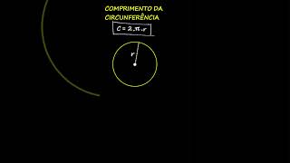 COMPRIMENTO DA CIRCUNFERÊNCIA geometria circunferência [upl. by Cross305]