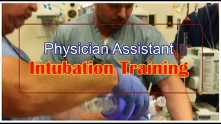 PA CMAC Intubation Training [upl. by Nohj]