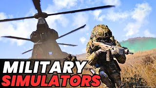 Top 20 Best Military Simulation Games You NEED in 2024  Best War Simulator Games For PC [upl. by Vachell]