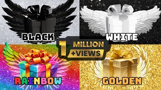 Choose Your Gift from 4 🎁😍 Black White Rainbow or Golden 🖤🤍🌈👑 How Lucky Are You 😱 GlamQuiz [upl. by Short]