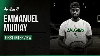 New Zalgiris signing Emmanuel Mudiay visits Zalgirio Arena [upl. by Constantin74]