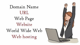 What is Domain Name URL Web Page Website WWW Web Hosting  TechTerms [upl. by Maxey]