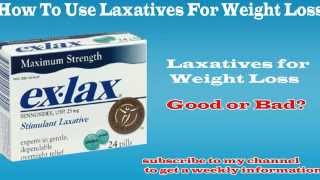 How To Use Laxatives For Weight Loss [upl. by Sirahs]