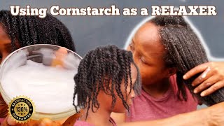 CORNSTARCH GEL  The Secret to Healthy Natural Hair [upl. by Noval]