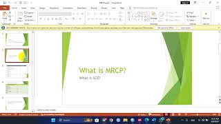 What is MRCP and SCE [upl. by Aprilette]