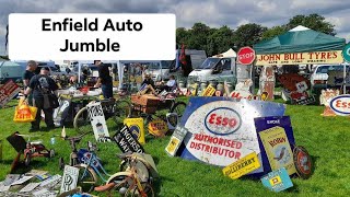 Enfield pageant of Motoring Part 2 Autojumble  swapmeet 2024 the hunt for parts is on [upl. by Nakhsa]