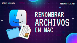 CAMBIAR NOMBRE ARCHIVOS MAC [upl. by Lorna]