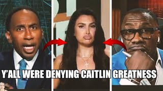 Stephen A Smith amp Shannon Sharpe YELLS  Molly Qerim over Caitlin Clark Hate JABS Monica McNutt [upl. by Lili672]