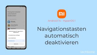 Navigationstasten automatisch deaktivieren  Xiaomi Android 14  HyperOS 1 [upl. by Esilrac]