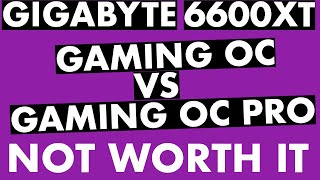 Gigabyte 6600 XT Gaming OC Differences Mining ETH Worth it 2022 [upl. by Elletnahc]