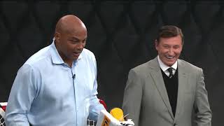 Charles Barkley and Wayne Gretzky square off in shootout [upl. by Niccolo]