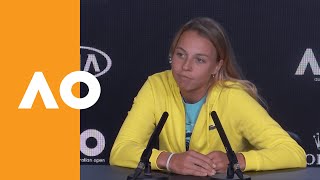 Anett Kontaveit quotI feel calmer than I used toquot  Australian Open 2020 Press Conference R4 [upl. by Jeramey637]