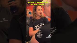 This Karen Screams Over A Baby Crying [upl. by Leeann601]