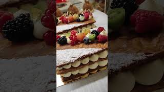 ميلفاي millefeuille millefeuilles الحلويات cake [upl. by Casia]