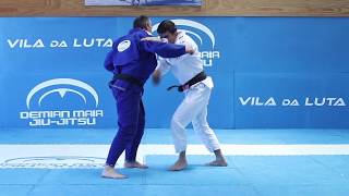 Fundamentos JiuJitsu 2  gangorra levantada técnica defesa de soco cinturada montadaamericana [upl. by Paulson]